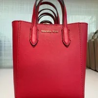[S] MICHAEL KORS 35F4G2VC0T VINCENT LEATHER XS XBDY W/ CRD ATTCH,BRIGHT RED, 197853080041 (SMK1137)