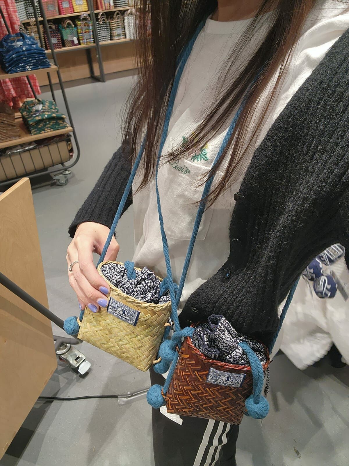 【預購】泰國Good goods G011450 小水桶手編包