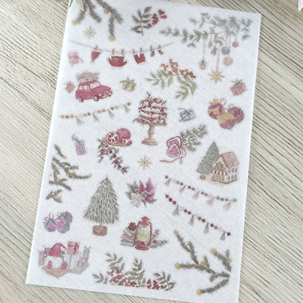 竹工凡花．轉印貼紙包 2款