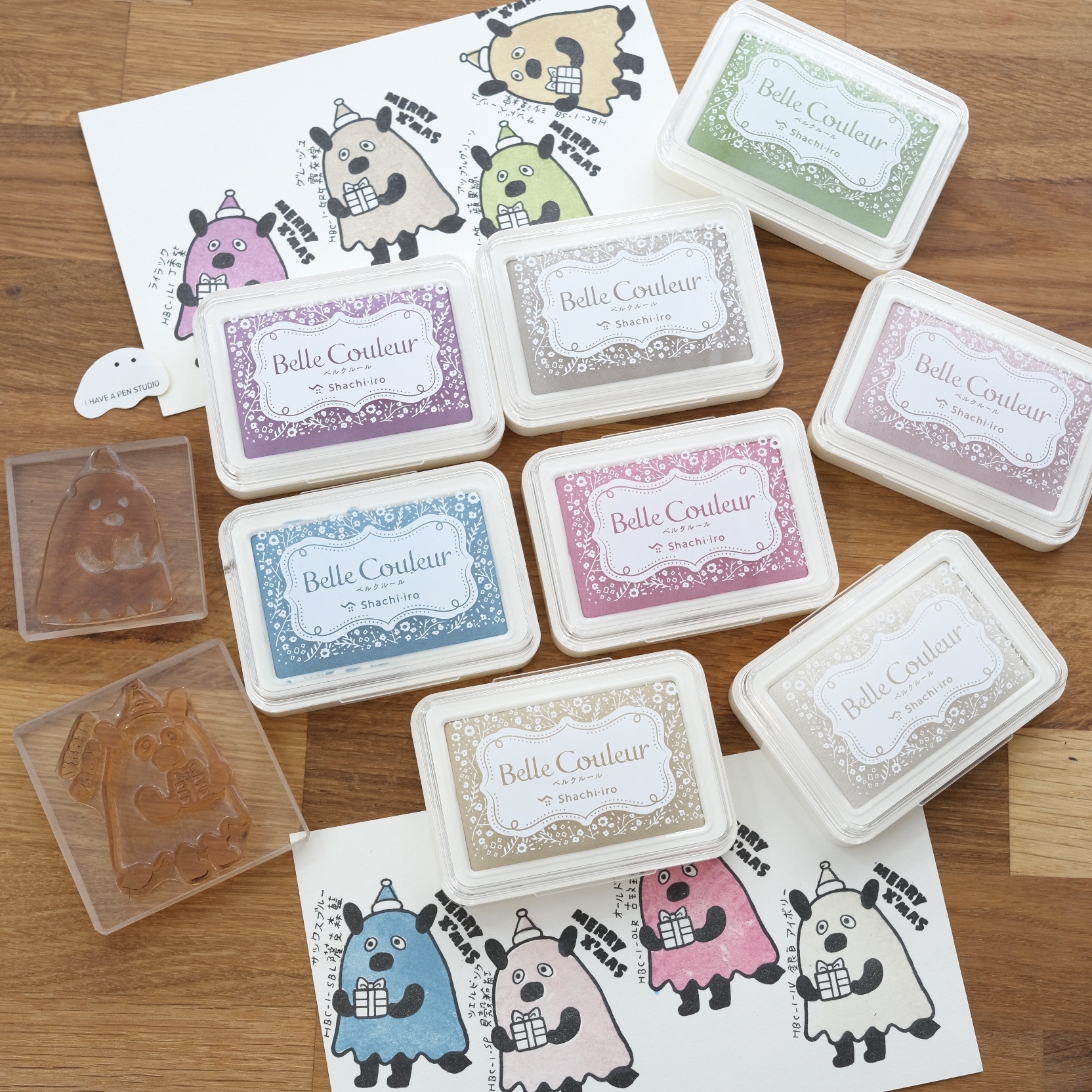 歐洲色 油性顏料性 深色 / 淺色紙皆可用 印台｜Shachihata 鯱旗牌 日本