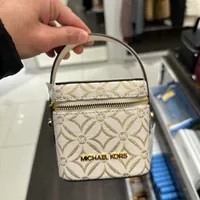 [S] MICHAEL KORS 35F4GD2N0J SANDRINE XS BOX BAG,PL GOLD MULTI, 197853077164 (SMK1152)