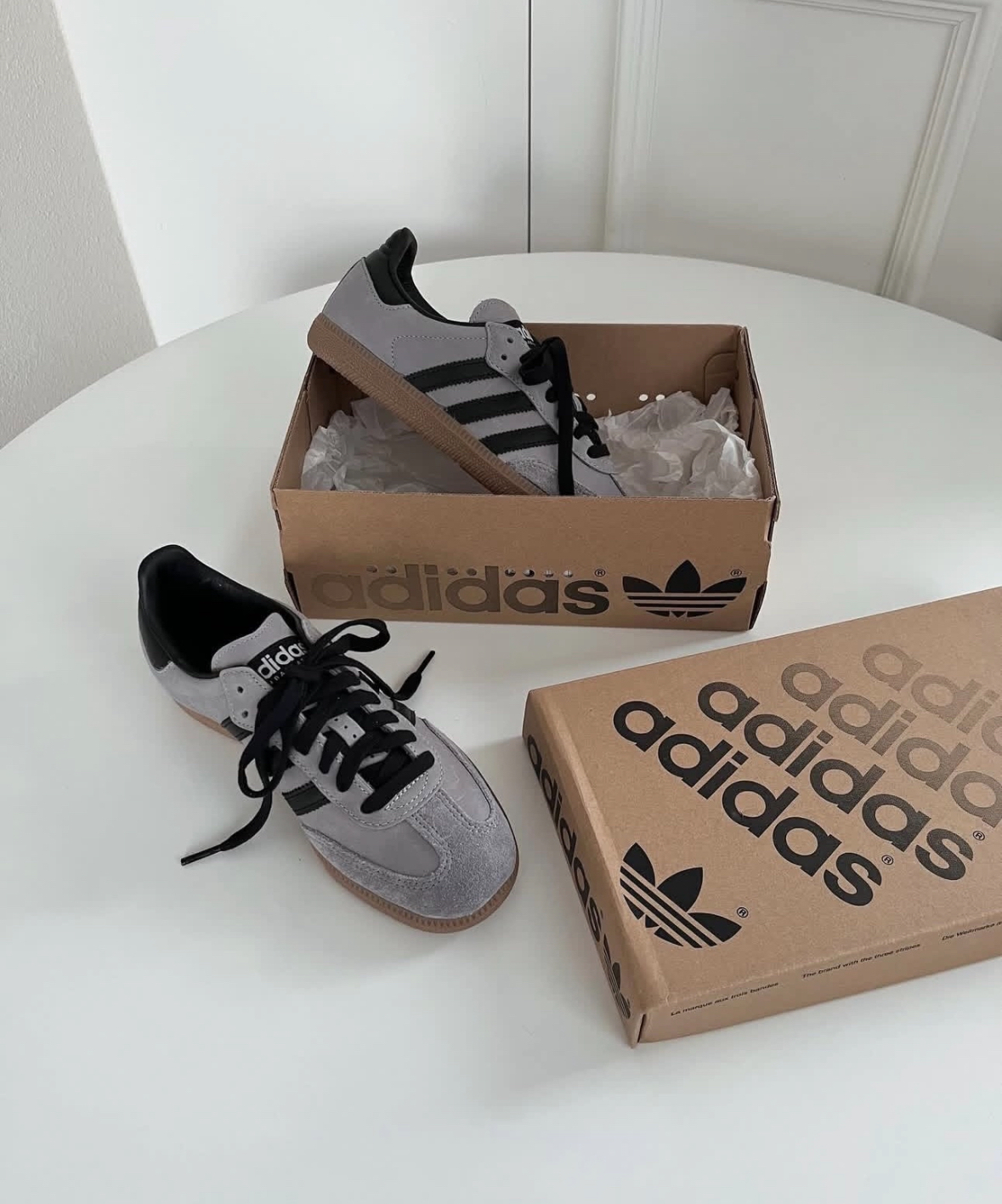 Adidas Samba OG 灰紫色 紫色 麂皮 復古 德訓鞋 IE9164/預購