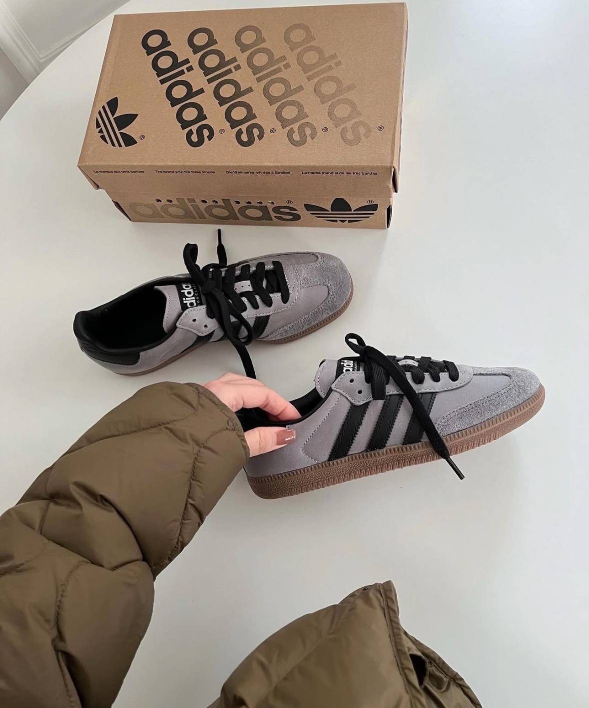 Adidas Samba OG 灰紫色 紫色 麂皮 復古 德訓鞋 IE9164/預購