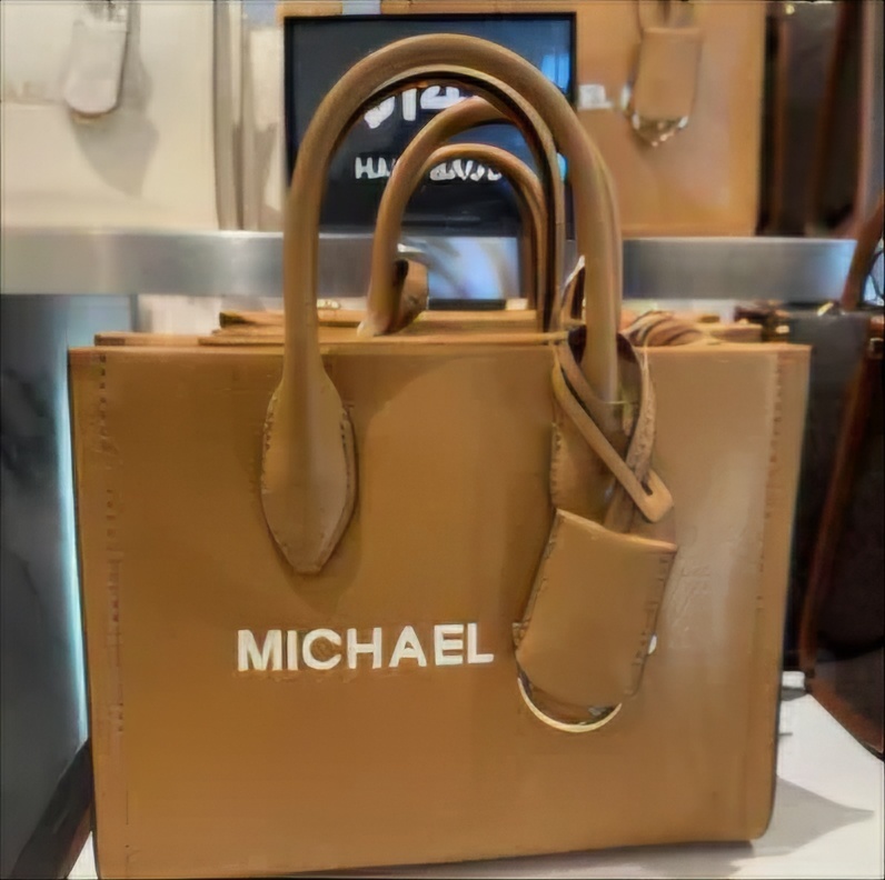 [S] MICHAEL KORS 35F4G7ZC5L MIRELLA LEATHER SM SHOPPER TZ XBODY,DEER, 197853083561 (SMK1161)