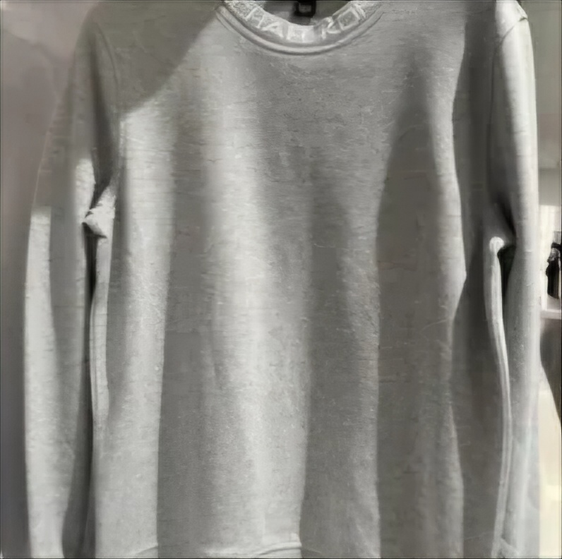 [S] MICHAEL KORS RESORT 25 LOGO TRIM COTTON BLEND SWEATSHIRT, HEATHER GREY, OT450595MF-HEATHER GREY (SMK1179)