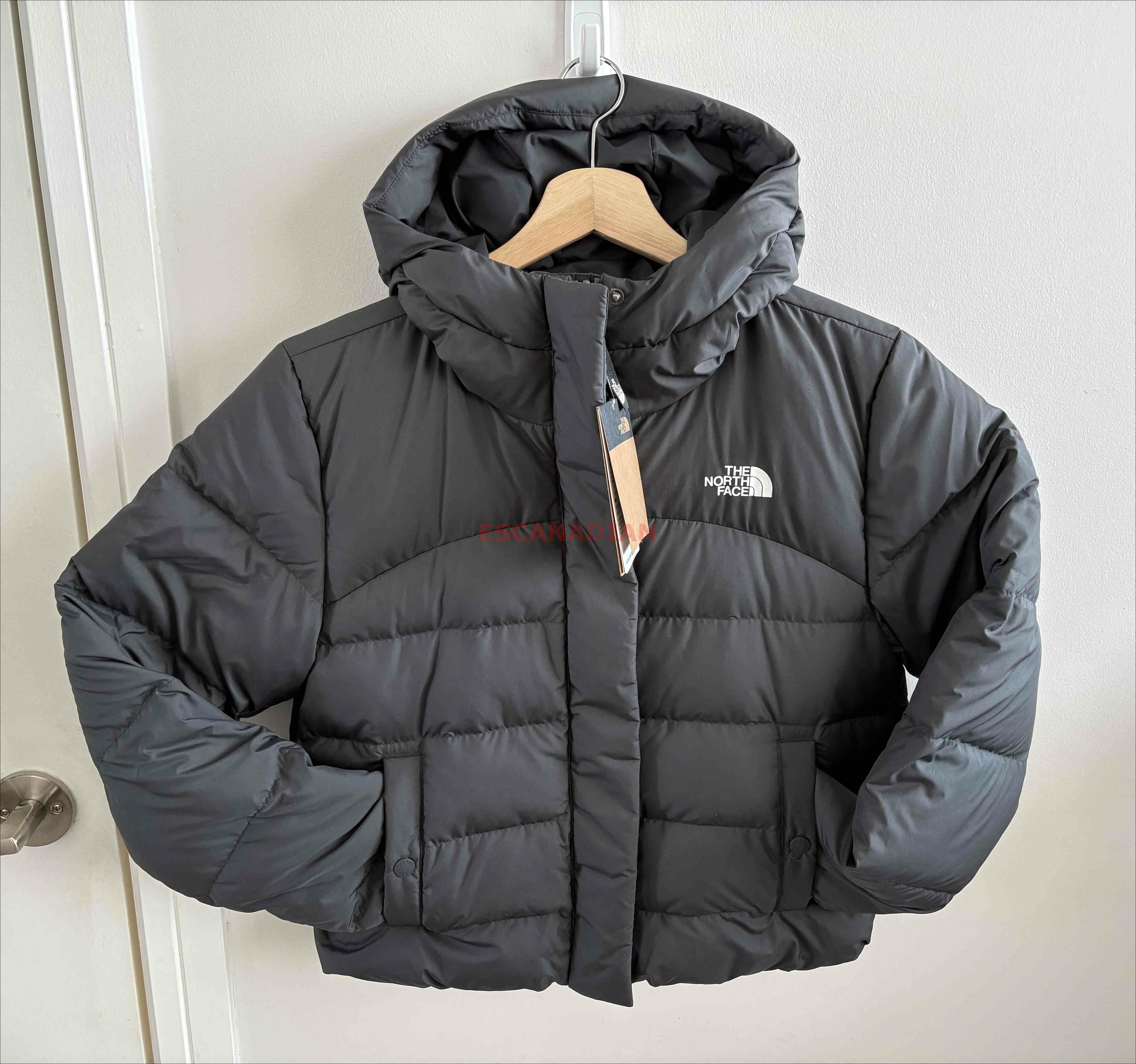 THE NORTH FACE 女大人 Baltic Puffer系列 防潑水 600蓬鬆羽絨 連帽外套 (小短版)