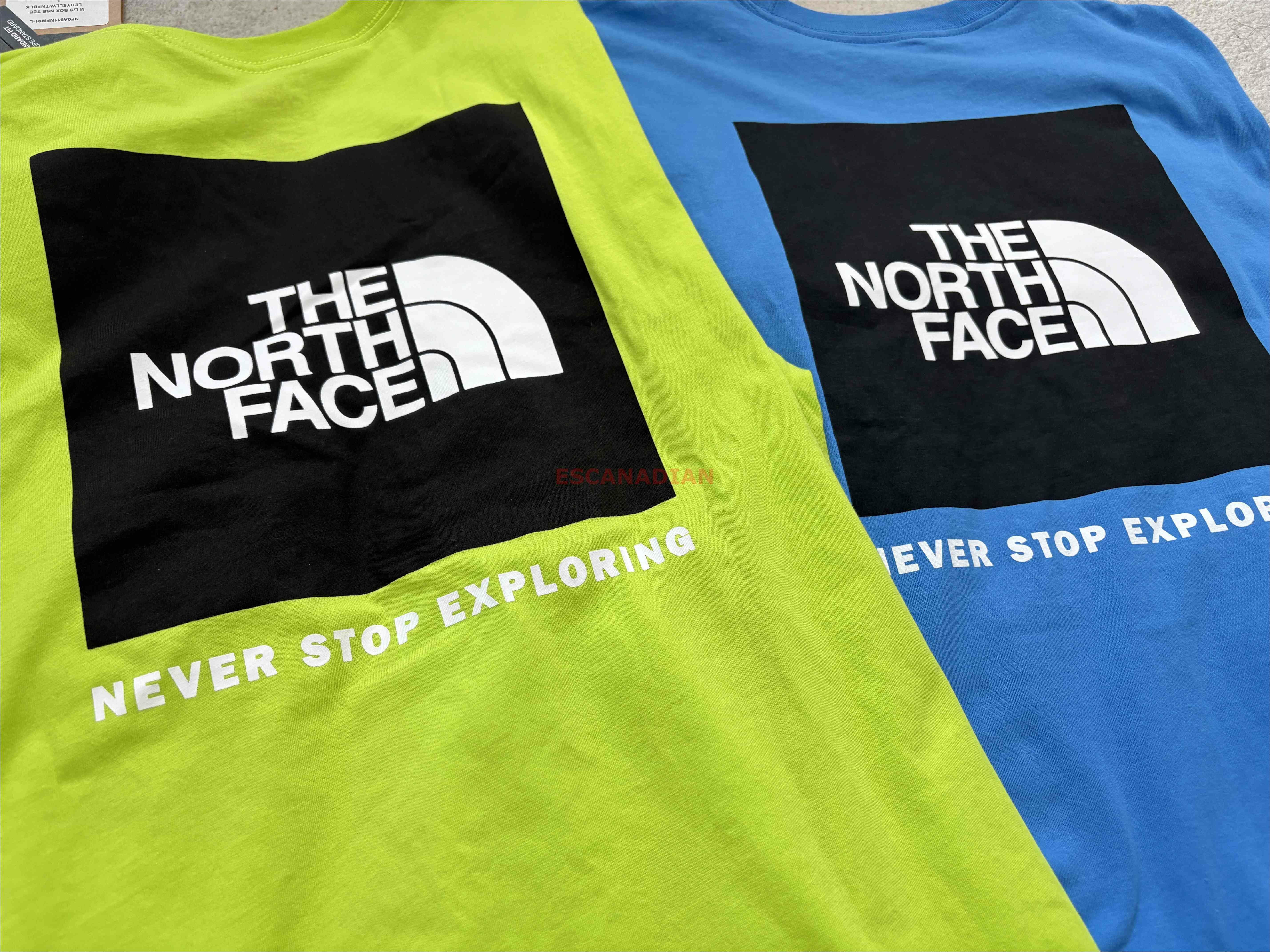 THE NORTH FACE 男大人 BIG BOX 正反圖案 長TEE (2色)