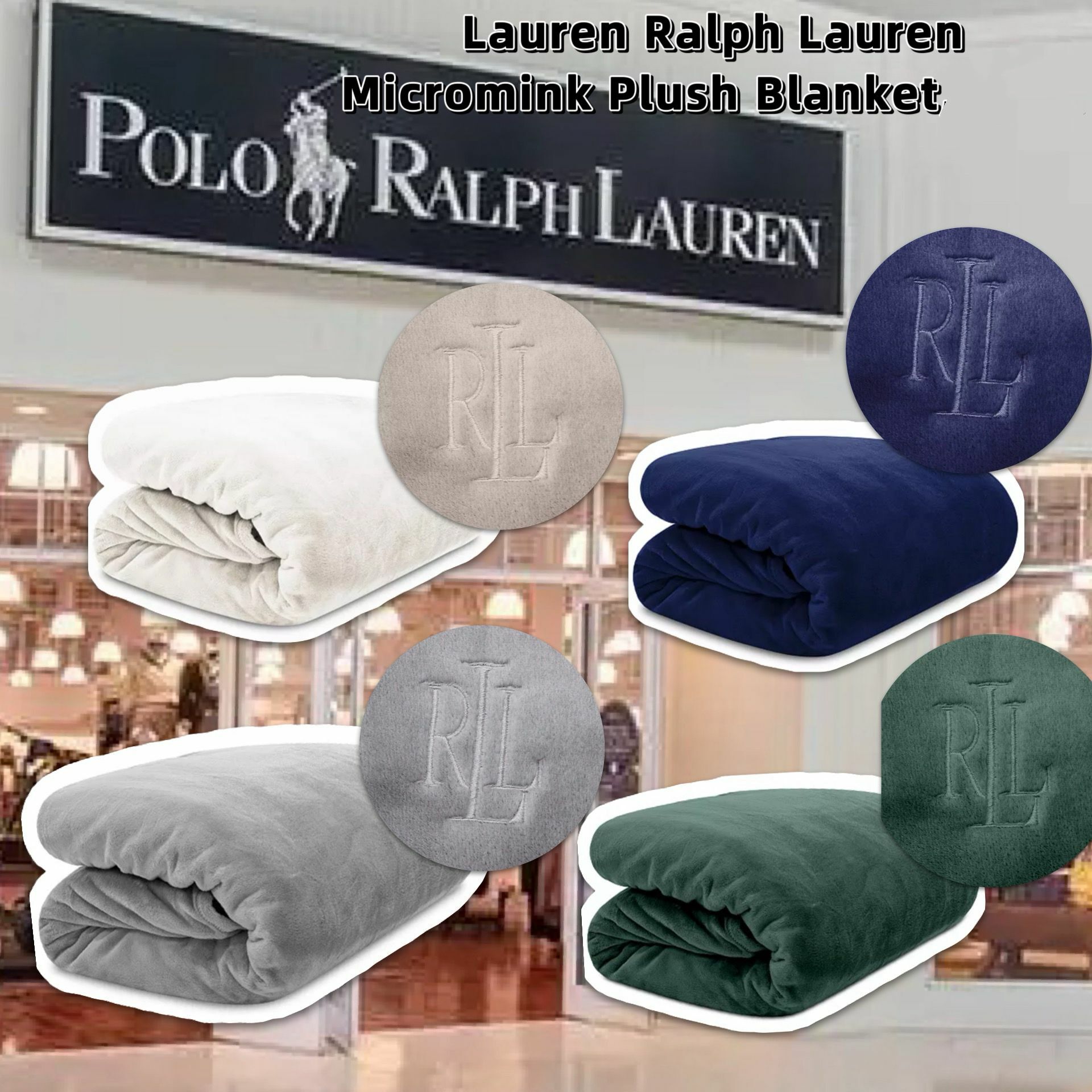 【預購】 Lauren Ralph Lauren G011435 毛毯
