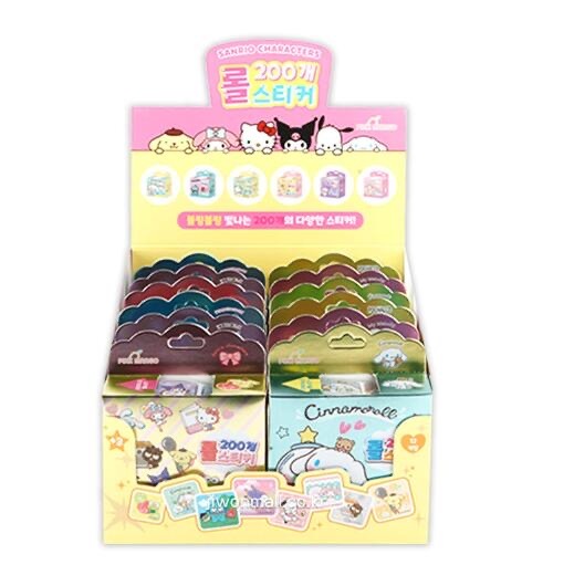 (現貨)🇰🇷韓國 Sanrio 角色卷貼紙