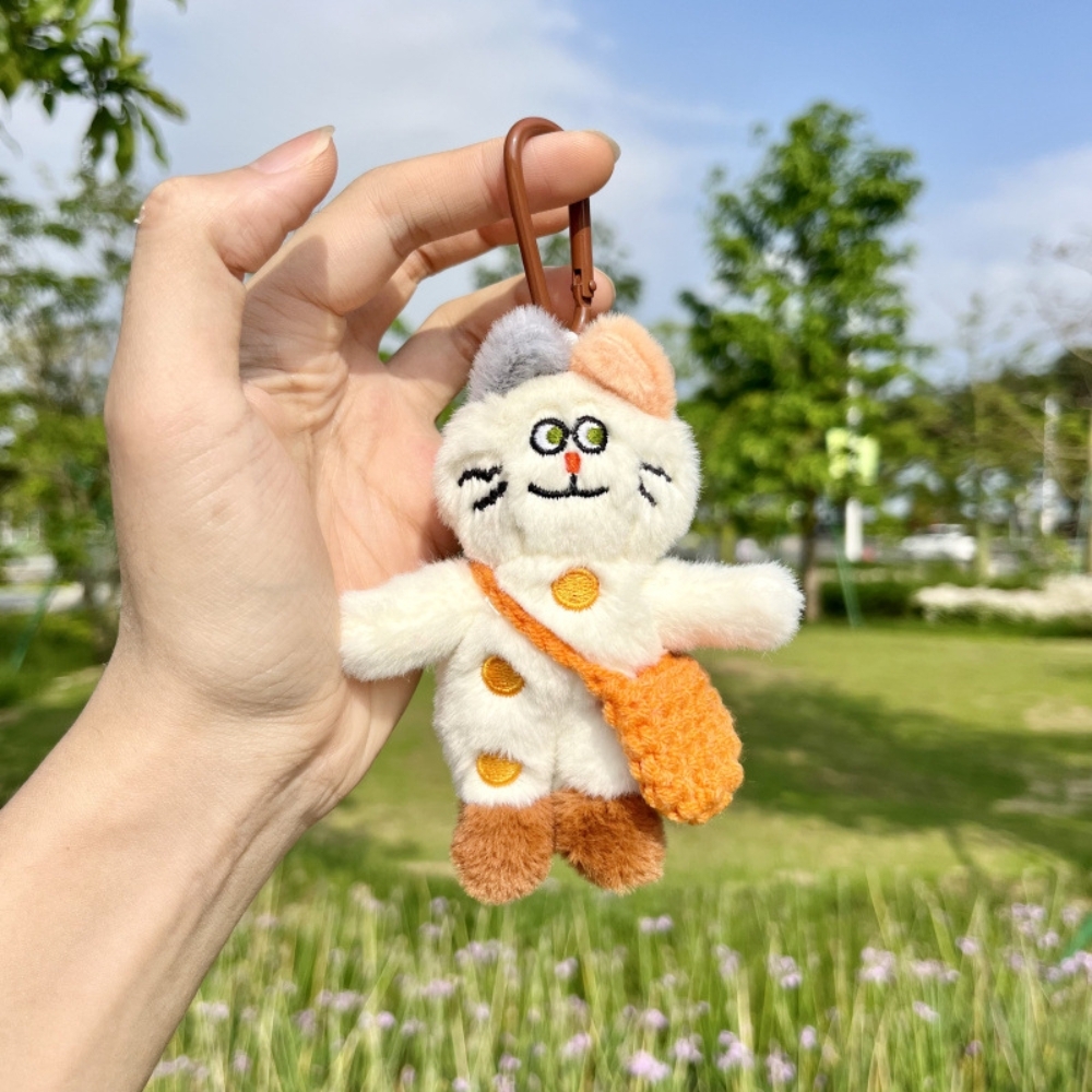 搞怪靴子小貓掛件/鑰匙扣