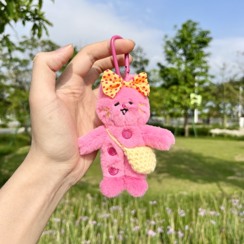 搞怪靴子小貓掛件/鑰匙扣