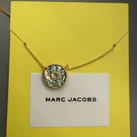 [US] MARC JACOBS J360MT7PF21-340 THE MEDALLION COLORED STONE,ABALONE/GOLD, 191267925257 (SMJ447)