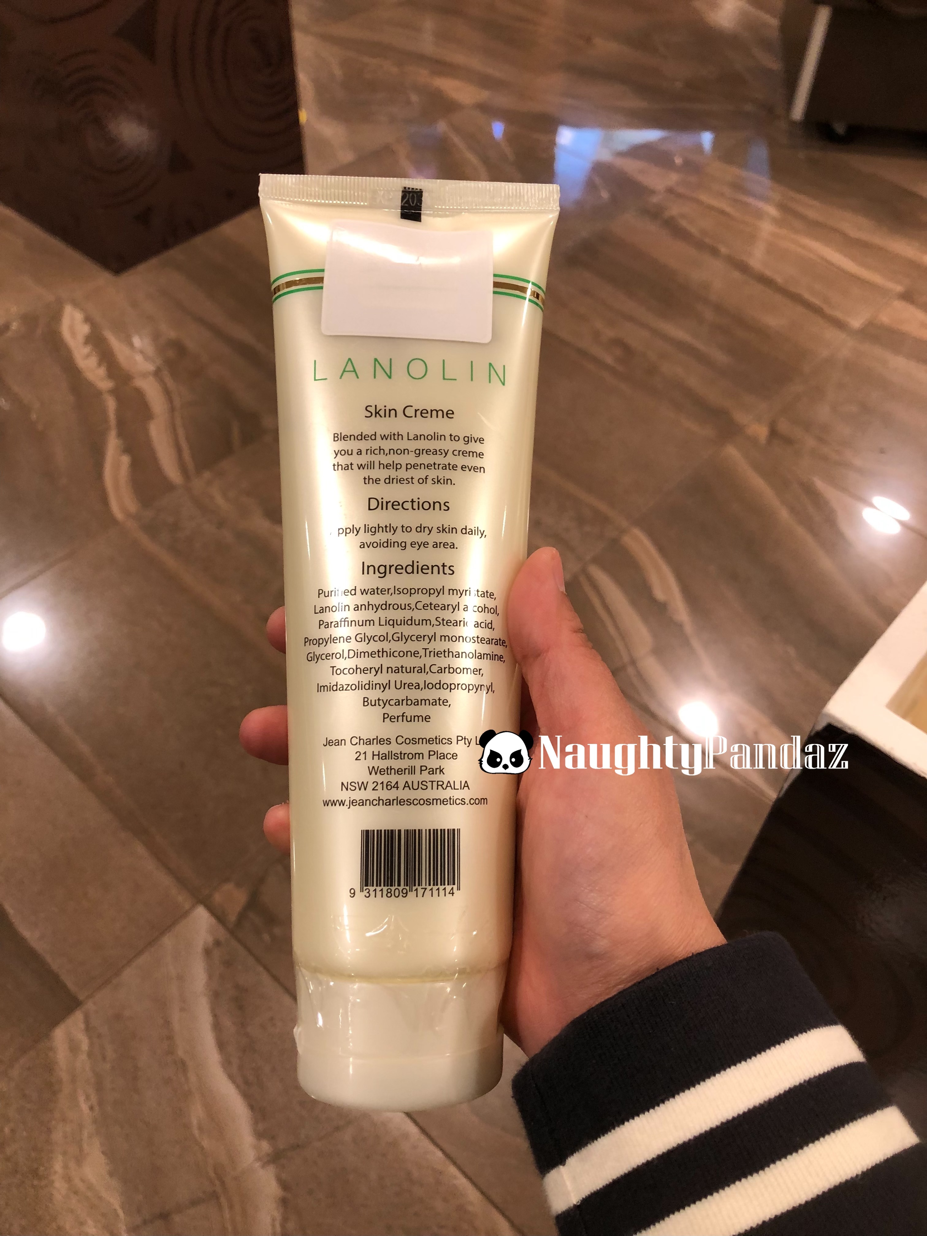 Jean Charles Cosmetics Lanolin Cream 羊脂膏250g