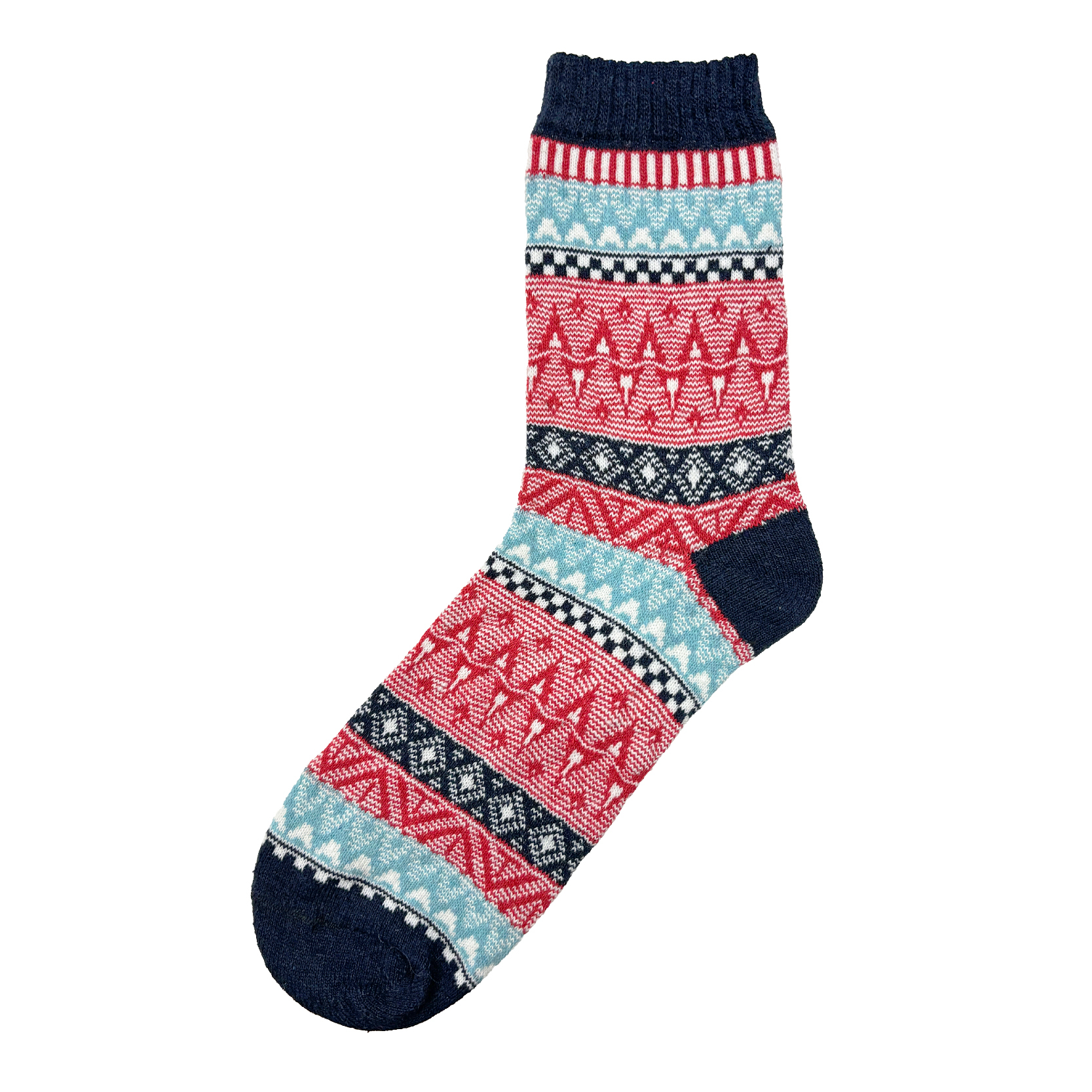 英倫風中筒羊毛襪-羅紋束口 中性款 (5色) 44AY250106