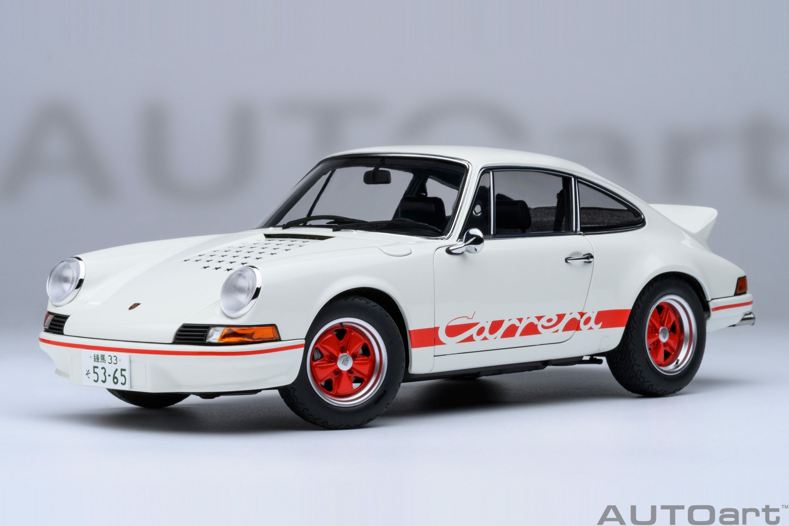 預訂 (訂金$300) (預訂價$1584): 1/18 AUTOART PORSCHE 911 CARRERA 2.7 RS "CIRCUIT WOLF"  (78026)