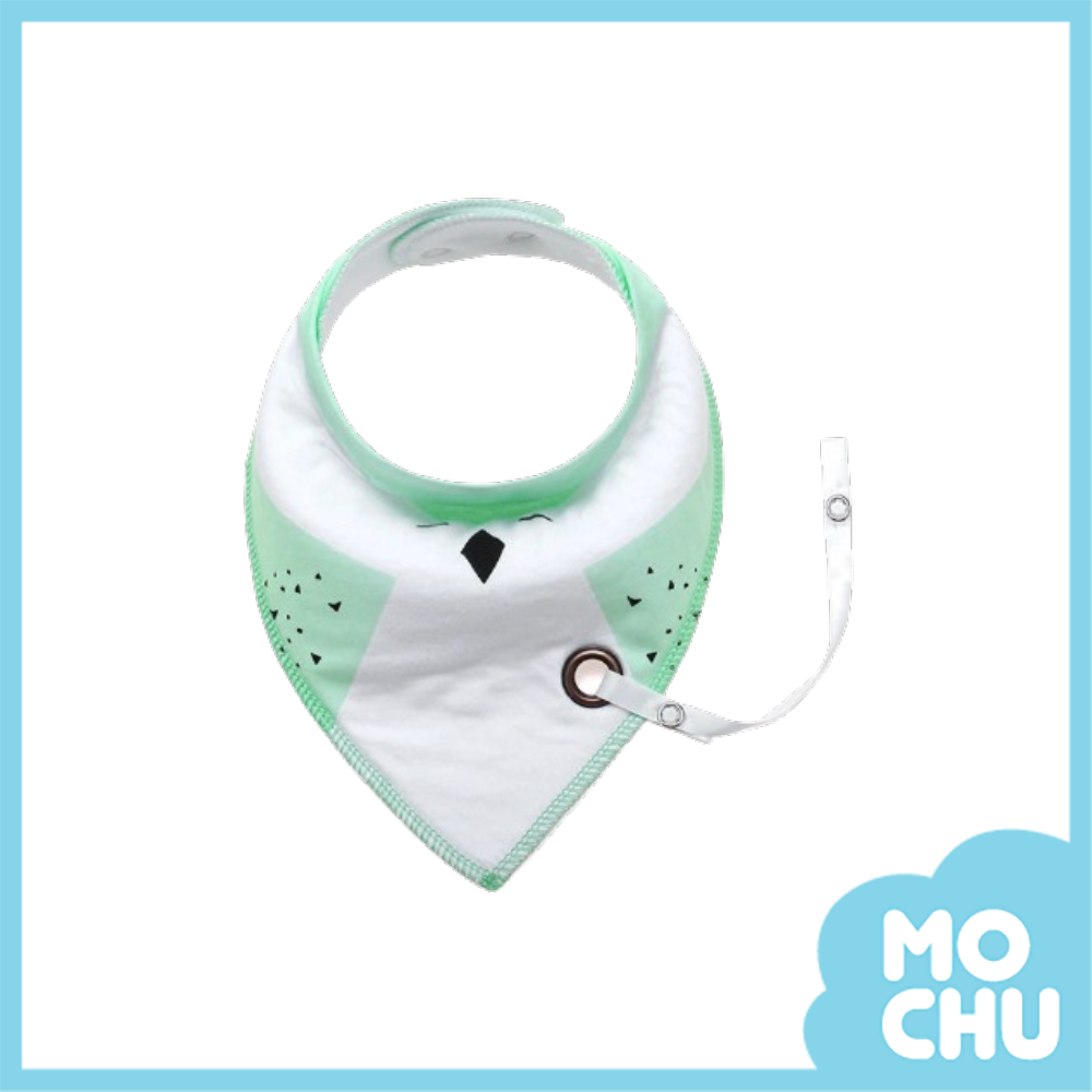 貓頭鷹奶嘴鍊口水巾