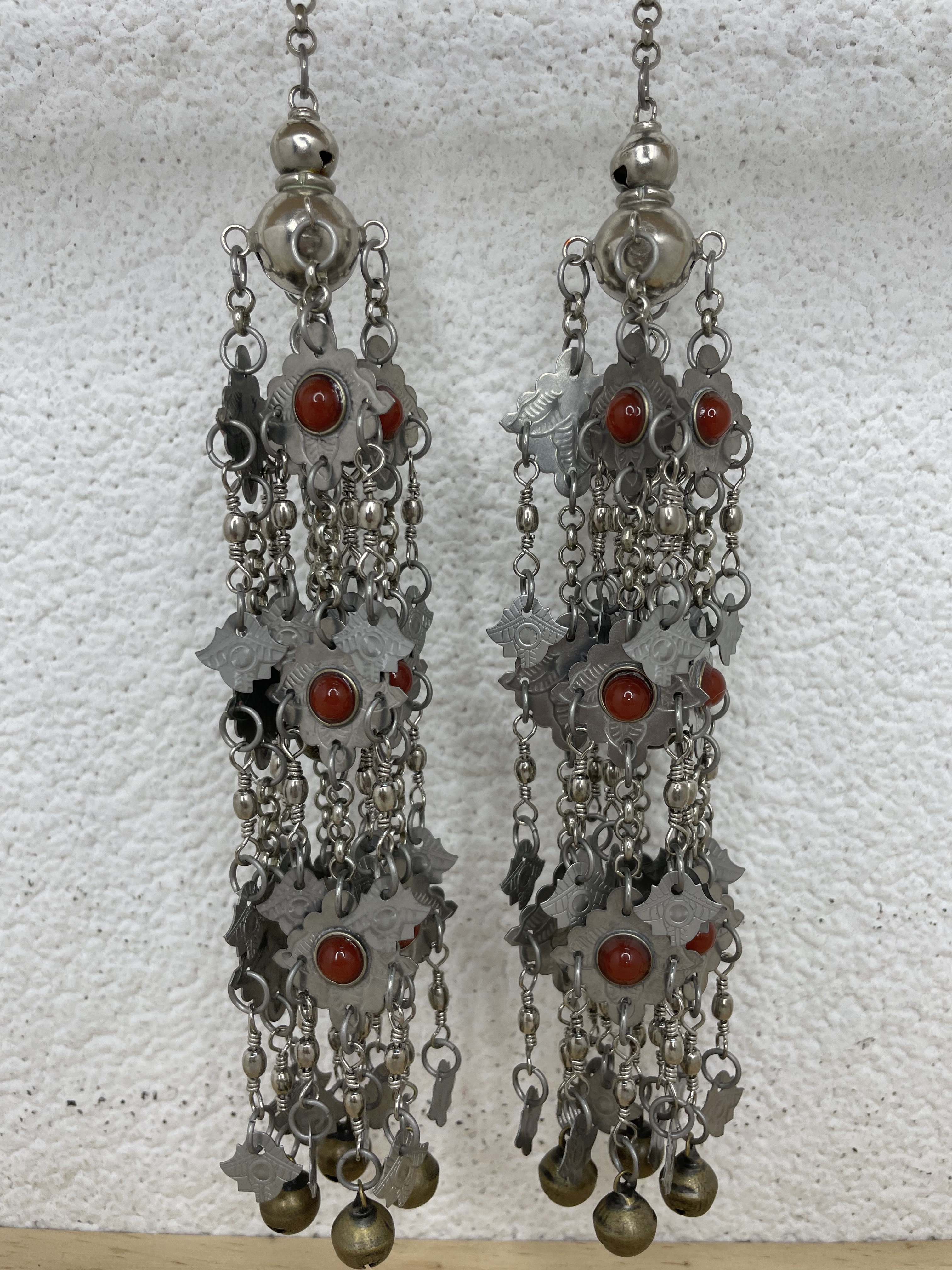 F1-葫蘆紅瑪瑙鈴鐺步搖18cm