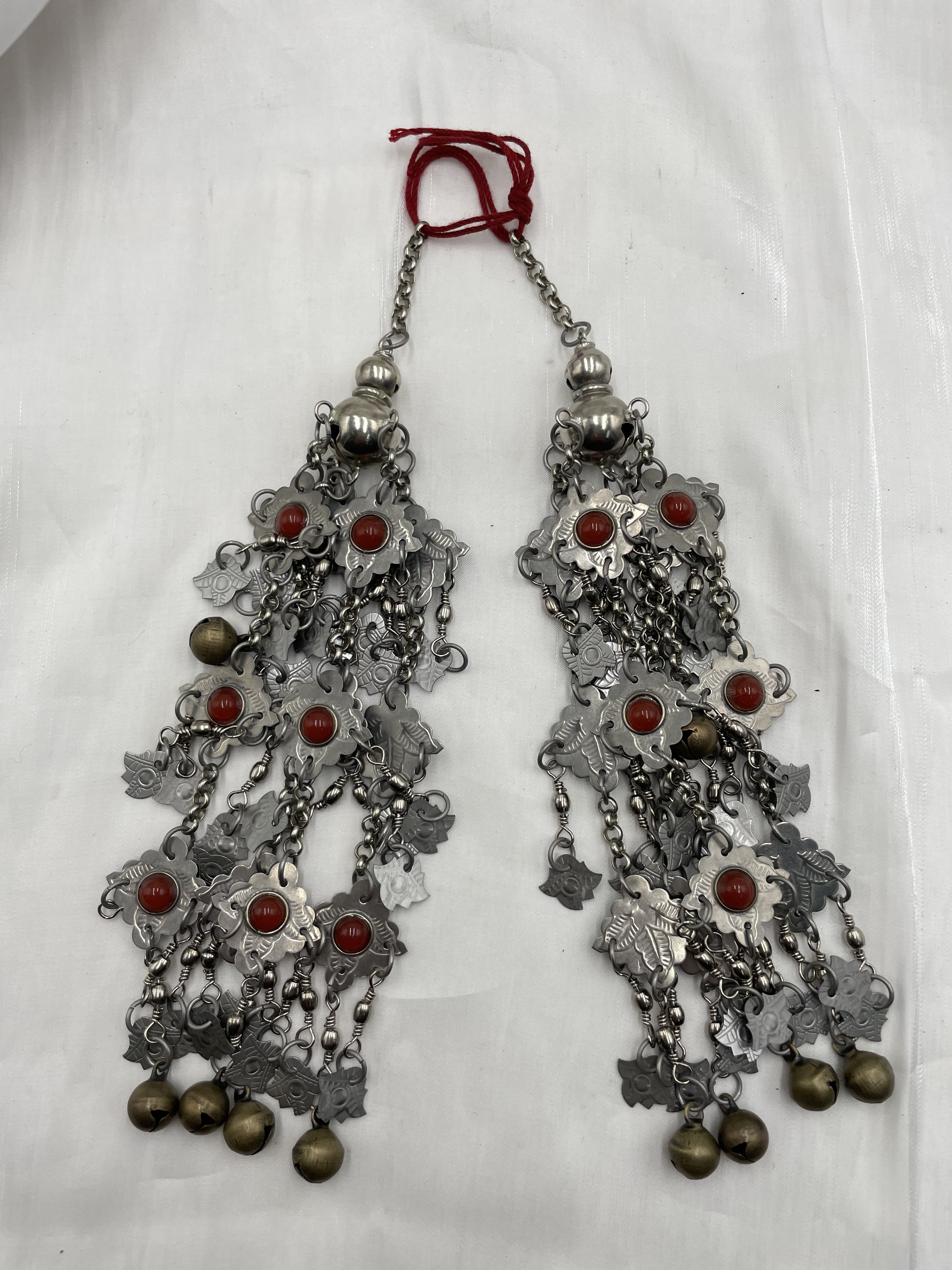 F1-葫蘆紅瑪瑙鈴鐺步搖18cm