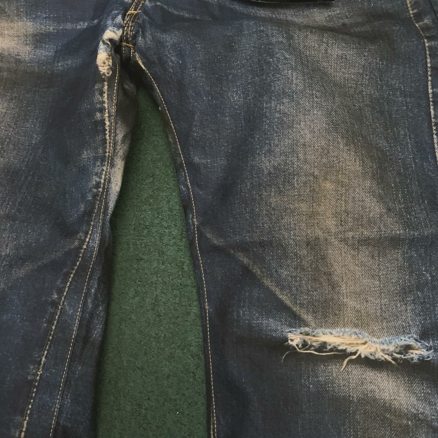 JUNYA WATANABE MAN eYe COTTON TWILL PRINT LEVI'S W NAME BER BER KIN JEANS - SIZE M IN STOCK NOW (現貨發售中)