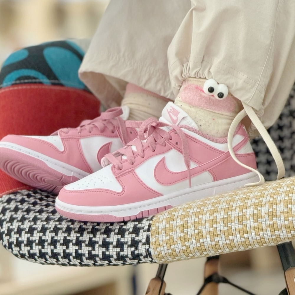 Nike Dunk Low Next Nature " WHite Elemental Pink" 白粉 芭比粉 胖丁 星之卡比 復古休閒鞋 DD1873-112