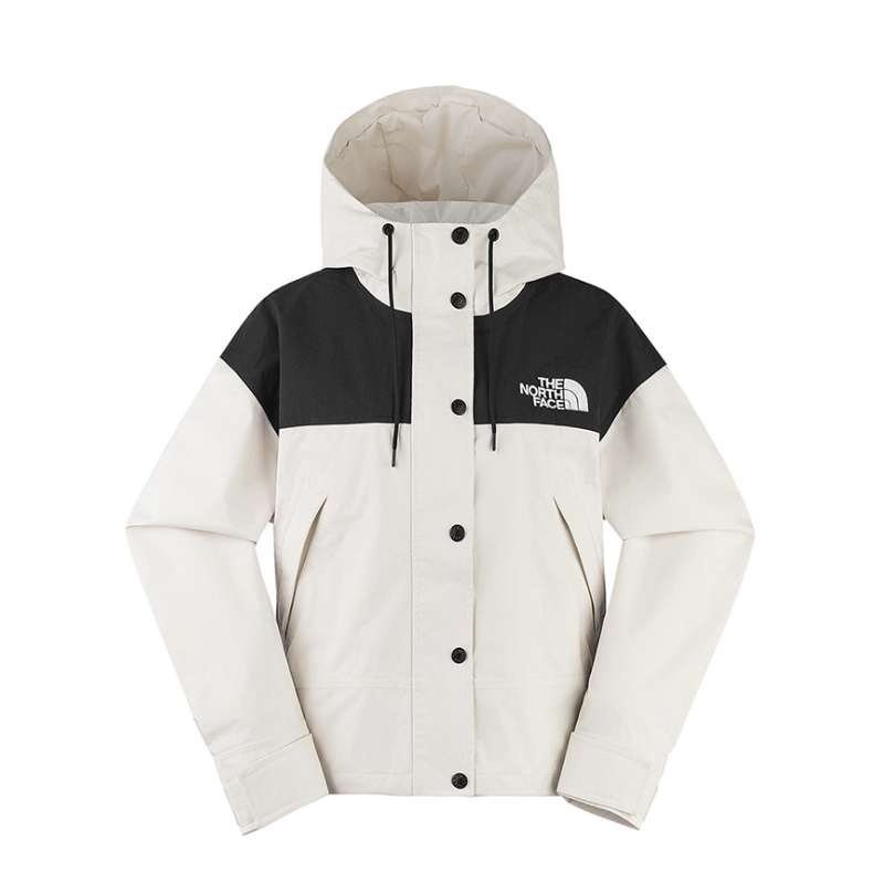 -(E13b01)-THE NORTH FACE W REIGN ON JACKET 女款 衝鋒外套-NF0A8DGK 白黑(ROU)