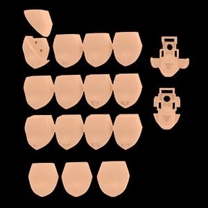 Megami Device 女神裝置 M.S.G 06 皇巫專用臉部套組 膚色D