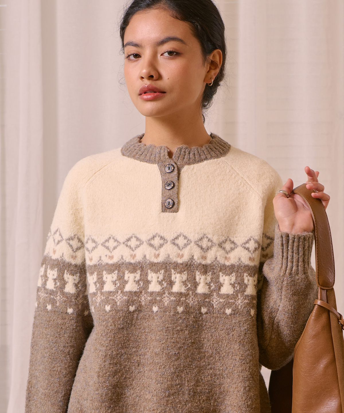 BITTER CELLS Cherish Cat Sweater