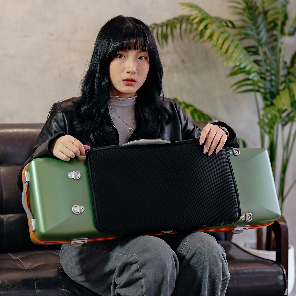 GRAFFITI 塗鴉系列 小提琴新型方盒-譜袋 (薄荷綠)