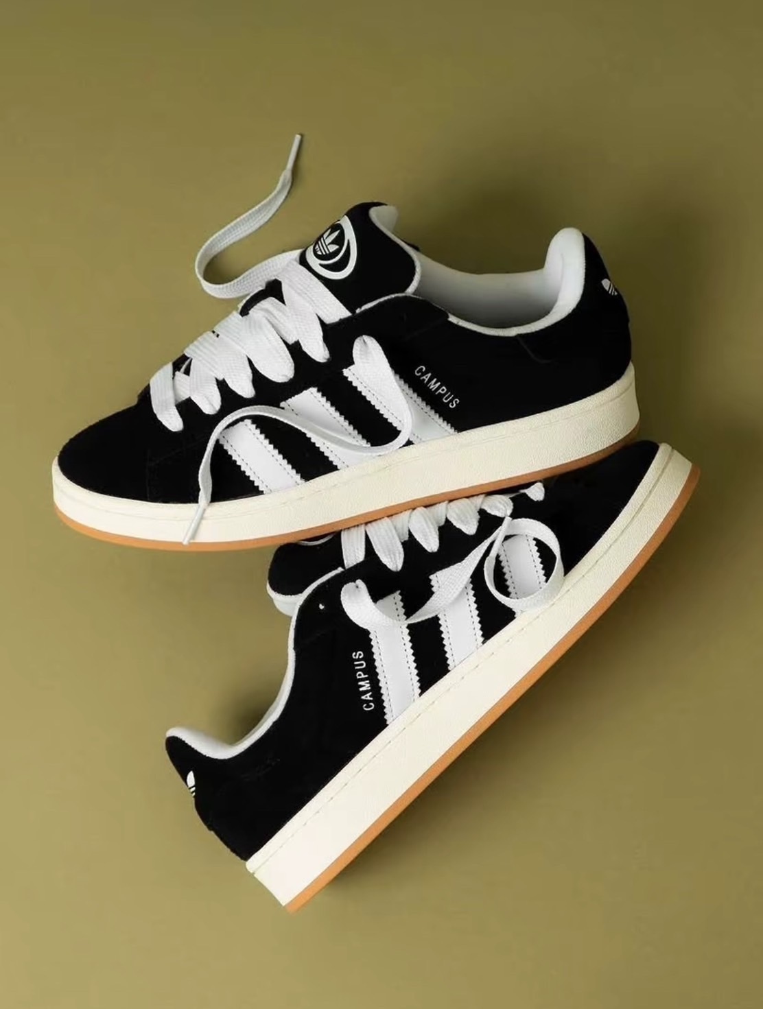 【代購】adidas originals  CAMPUS 00s 板鞋 胖胖鞋 休閒鞋 黑白 HQ8708