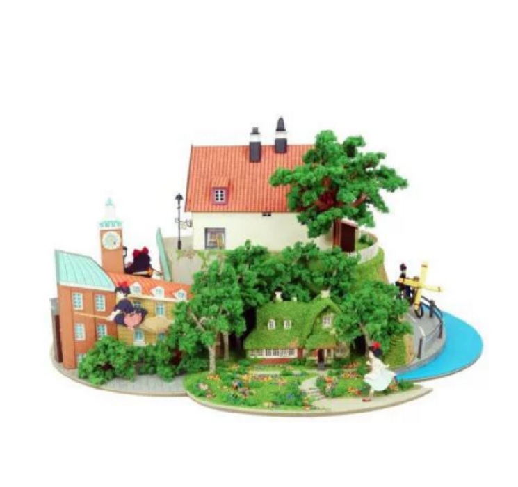 Sankei MK07-37 N規 吉卜力 魔女宅急便.紙模型