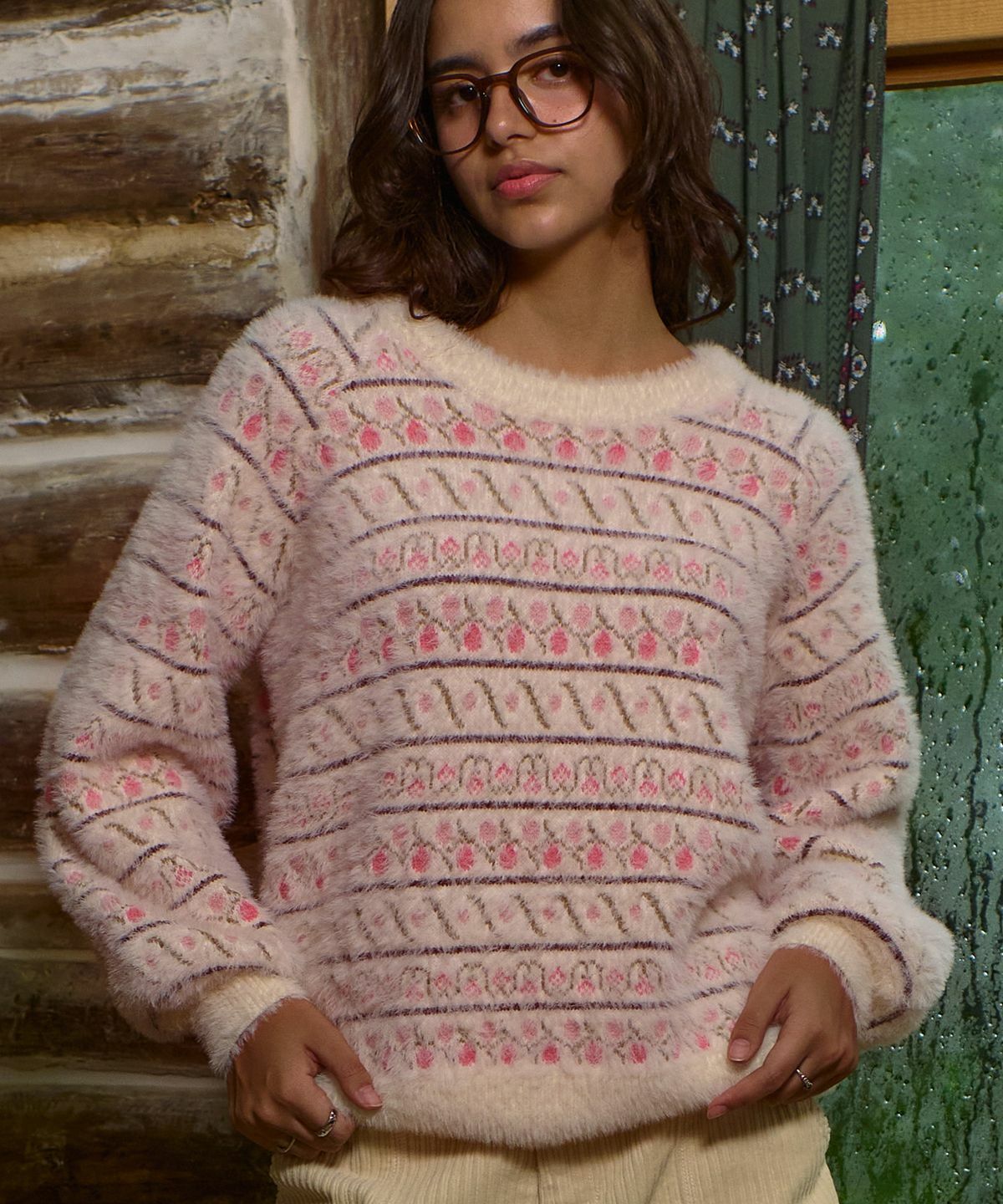 BITTER CELLS Garden Flower Sweater