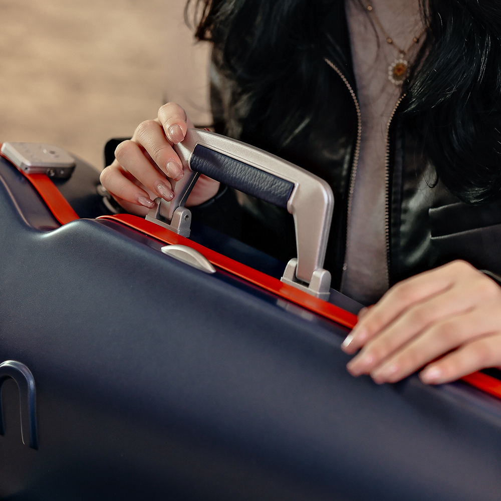 GRAFFITI 塗鴉系列 小提琴三角盒 (海軍藍)