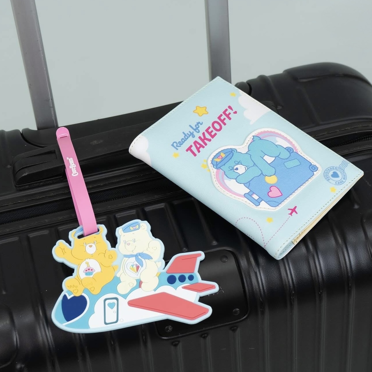CARE BEARS 彩虹熊 航空造型 識別證 卡套 代購