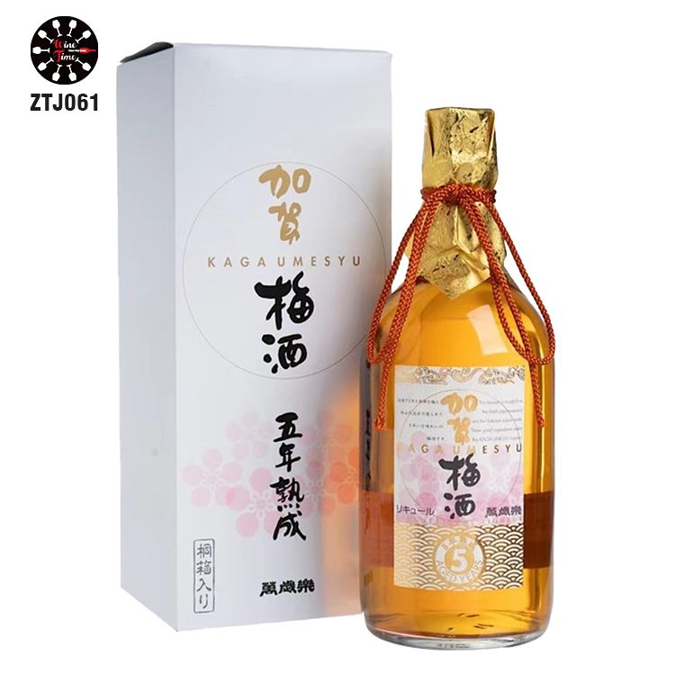 小堀酒造萬歲樂5年熟成加賀梅酒 (白色木盒)