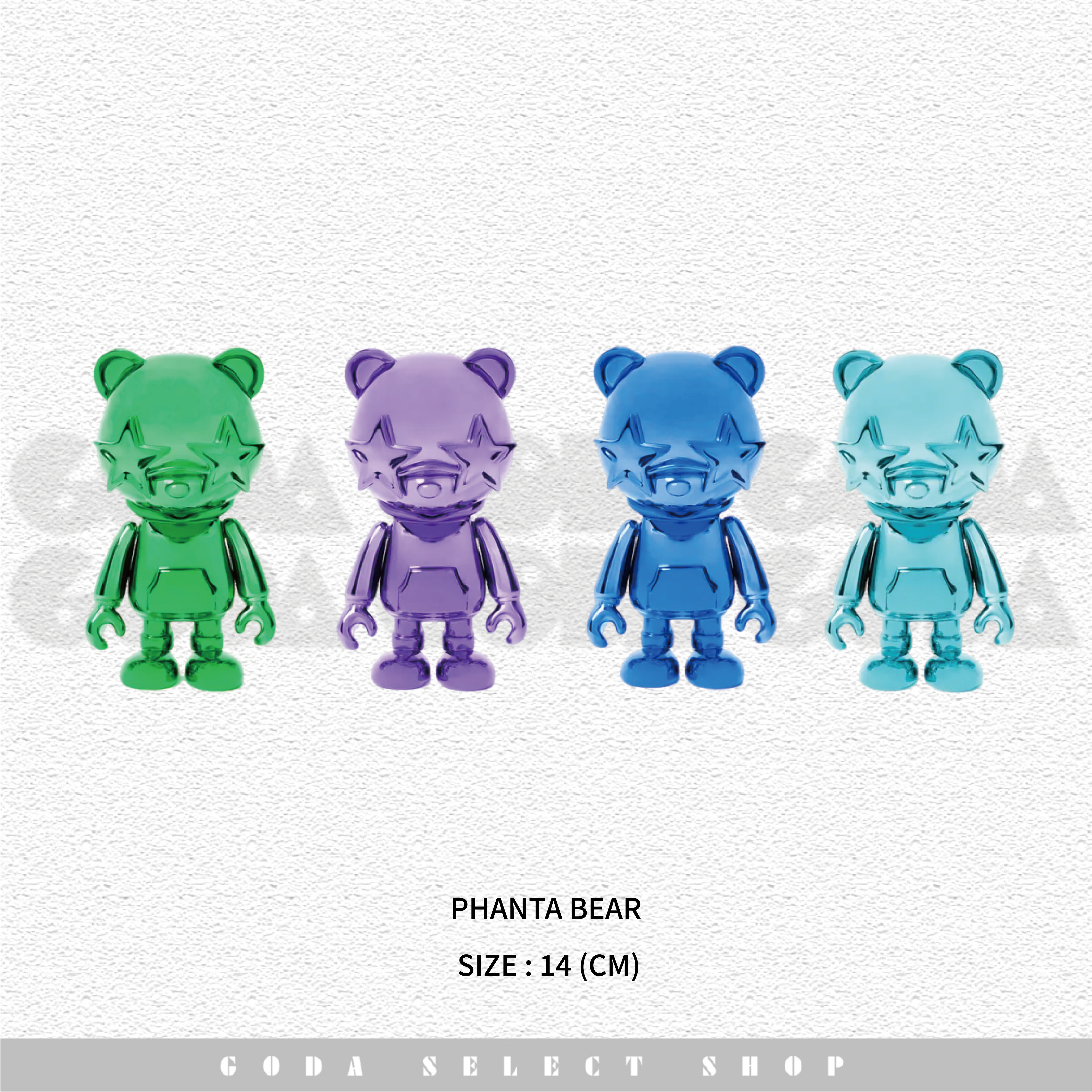 【七彩全套組】PHANTA BEAR 彩虹公仔 #GT