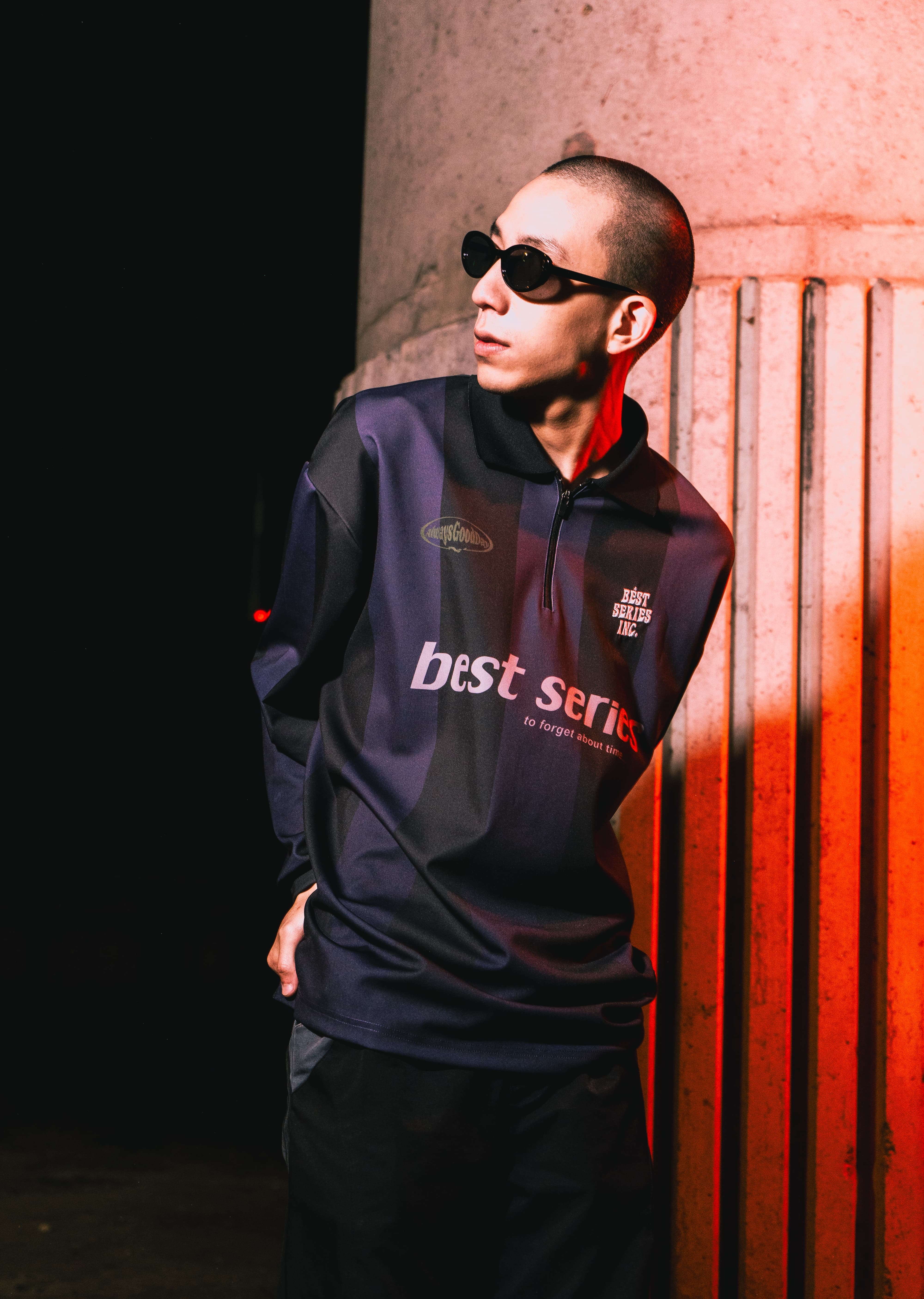 BSS x AGD - LONG SLEEVE ZIP JERSEY 長袖拉鏈球衣
