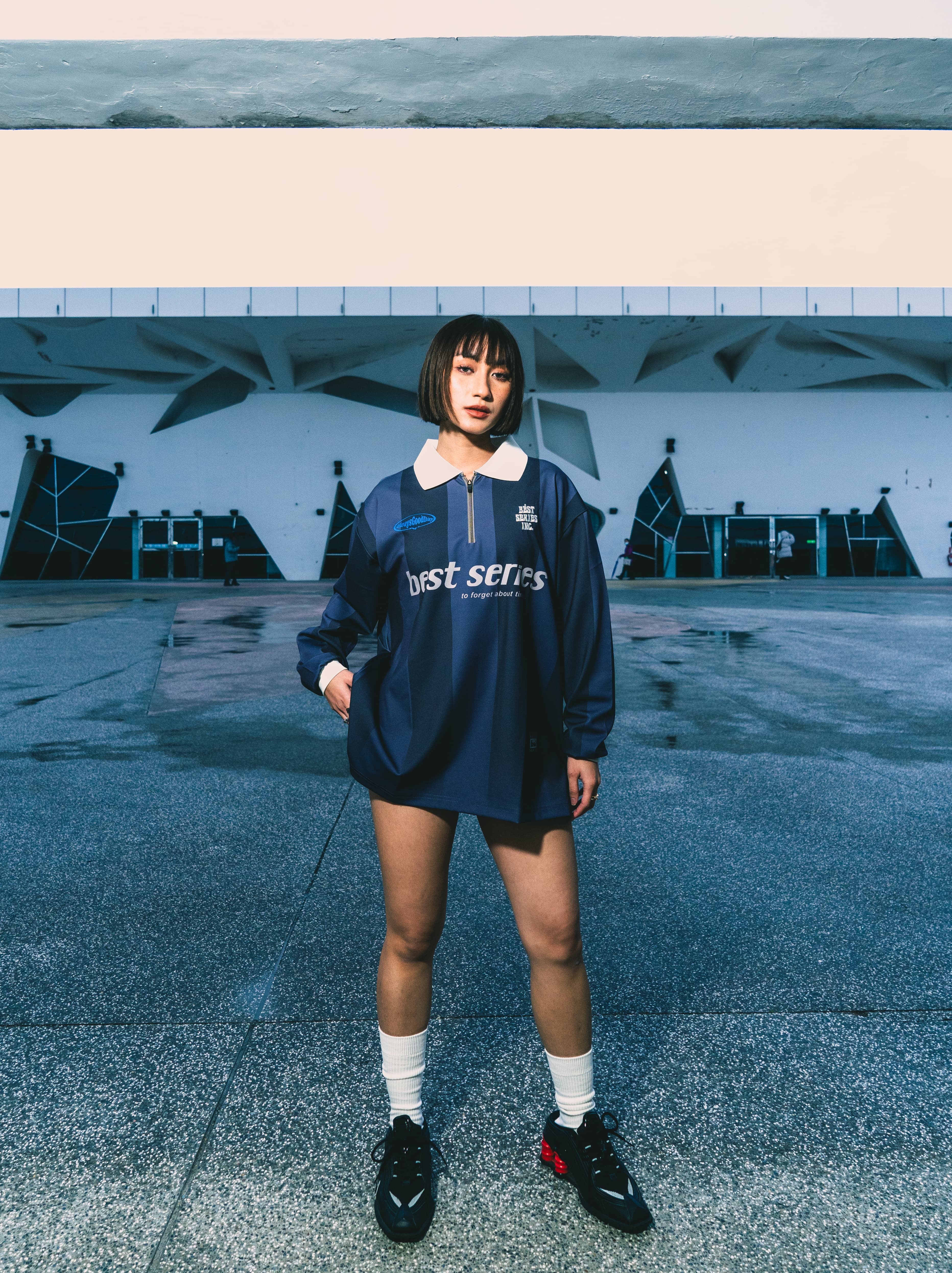 BSS x AGD - LONG SLEEVE ZIP JERSEY 長袖拉鏈球衣
