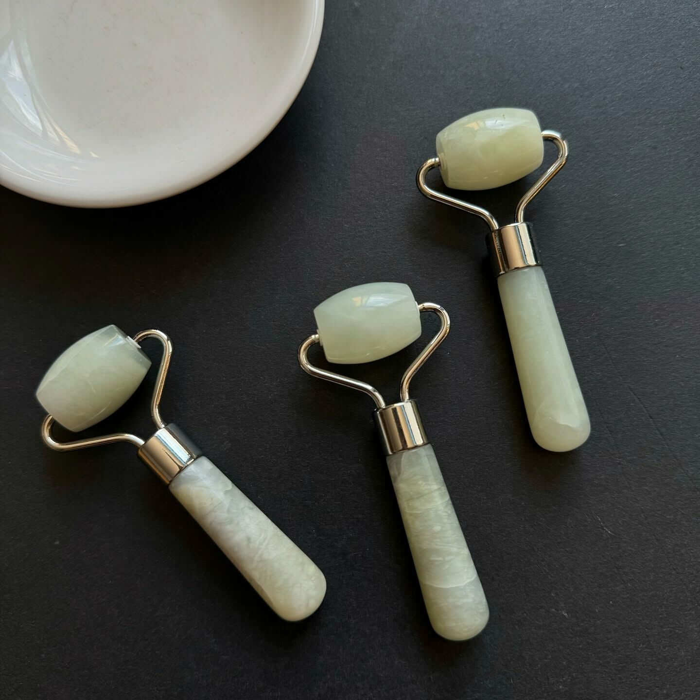 [原石] 岫玉 迷你按摩滾輪