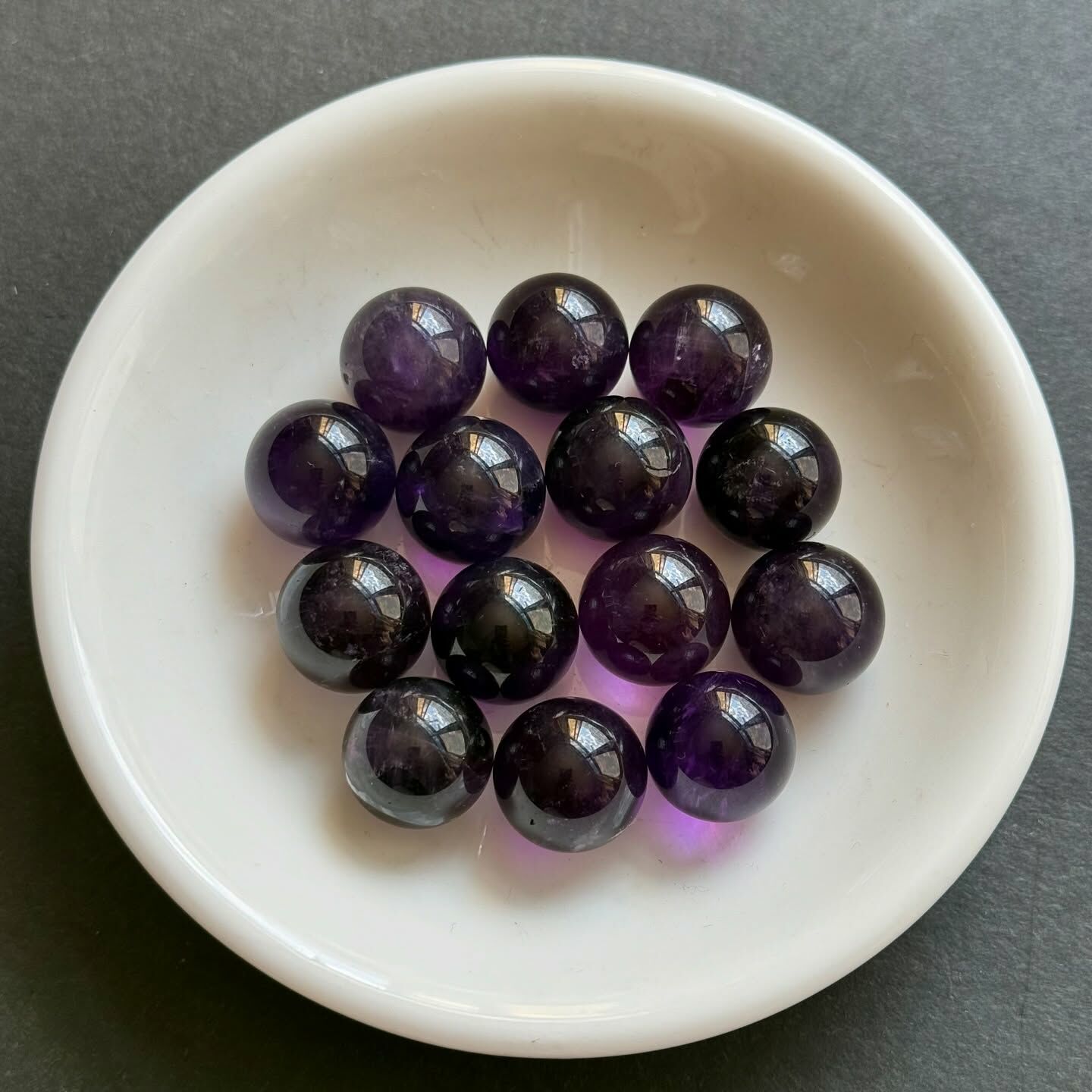 [原石] 烏拉圭紫水晶 小球