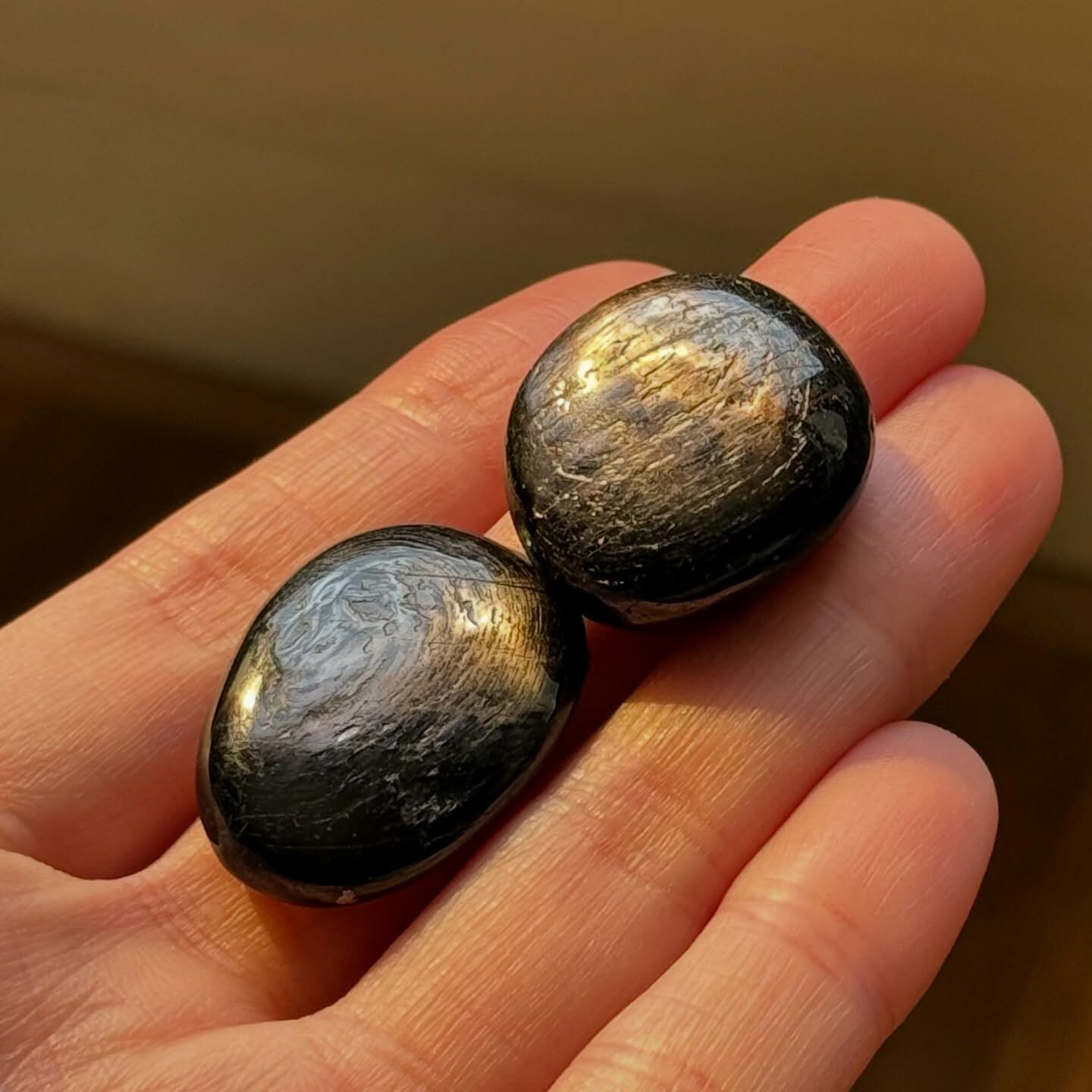 [原石] 金運石 水晶滾石