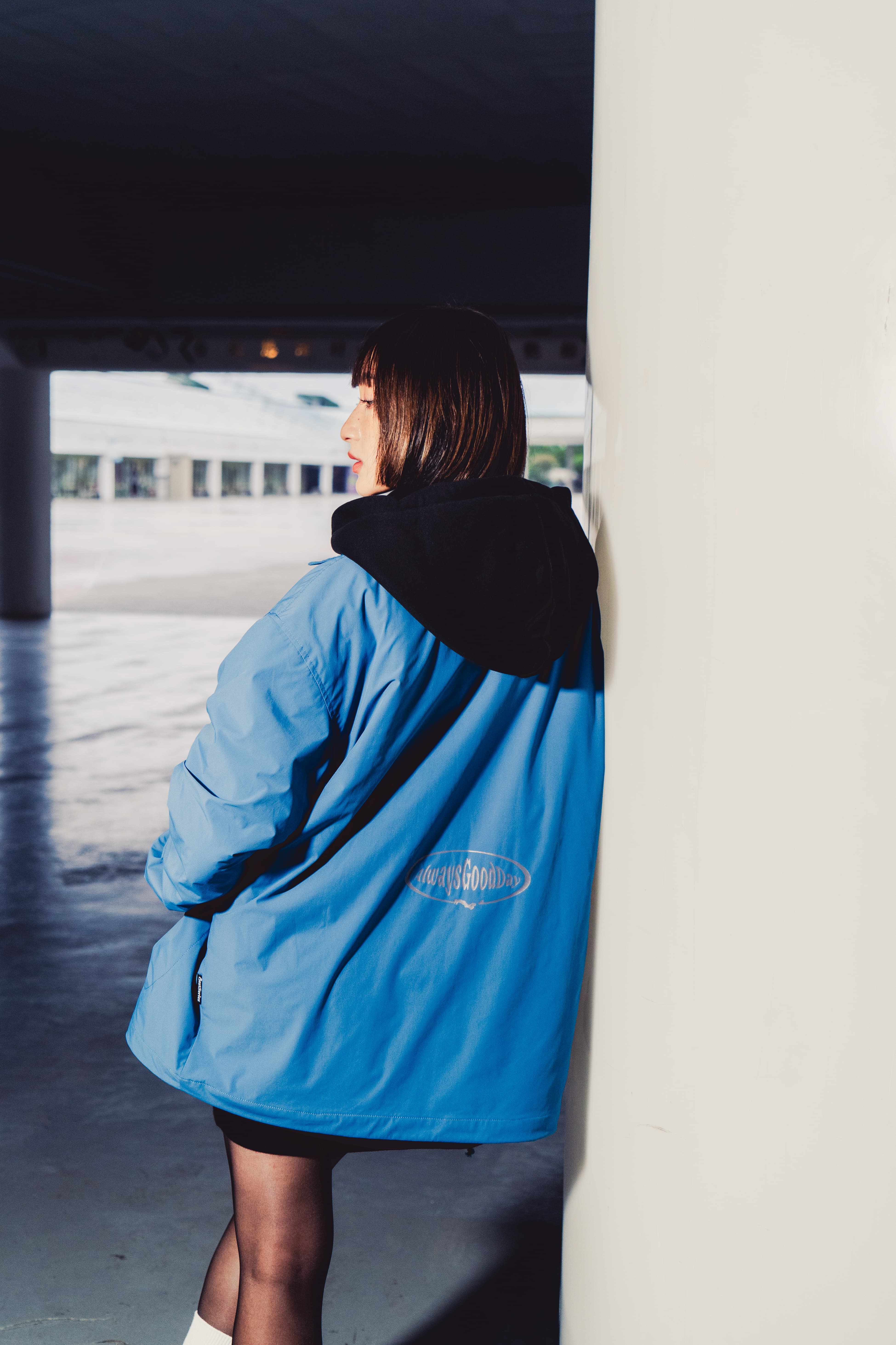 BSS x AGD - 4 WAY STRETCH NYLON COACH JACKET 四面彈尼龍教練外套