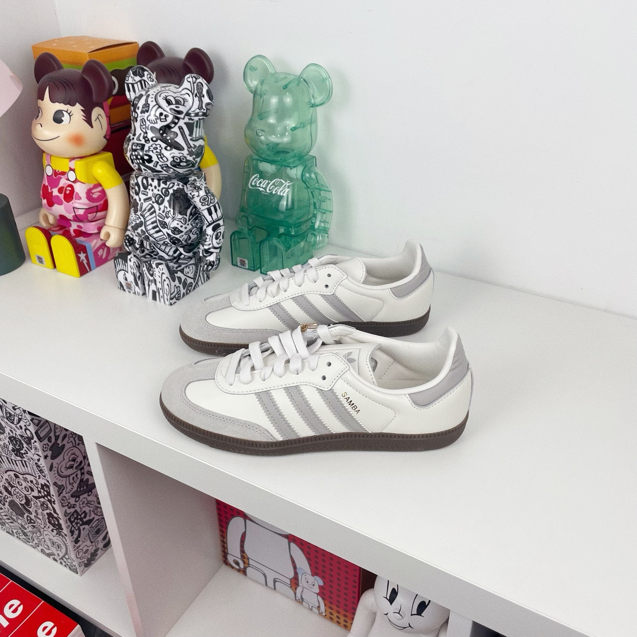 Adidas Originals Samba OG 歐洲限定 珍珠流光 大象灰 復古鞋 JH6479