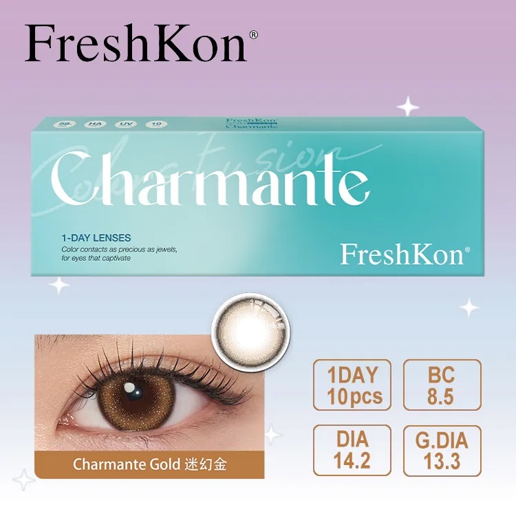 Freshkon Charmante 1 day(Gold)(10片)