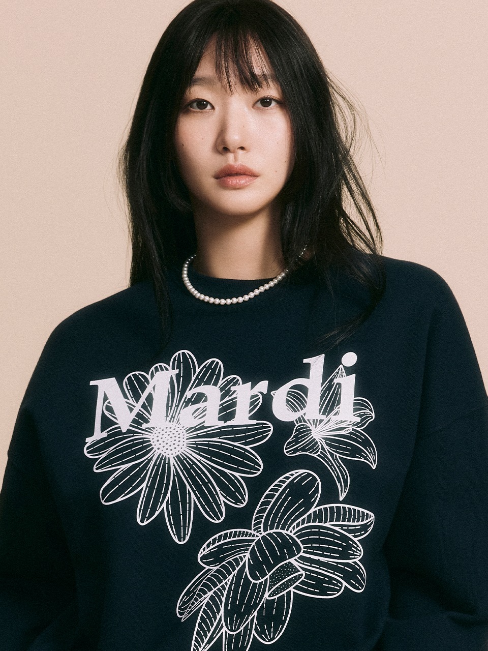 Mardi Mercredi SWEATSHIRT TRIPLE FLOWER