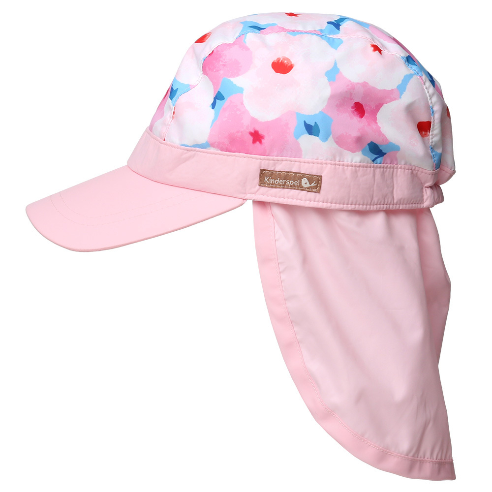 Kinderspel 韓國 抗UV帽 兒童防曬遮陽鴨舌帽｜炫彩蛋苞花