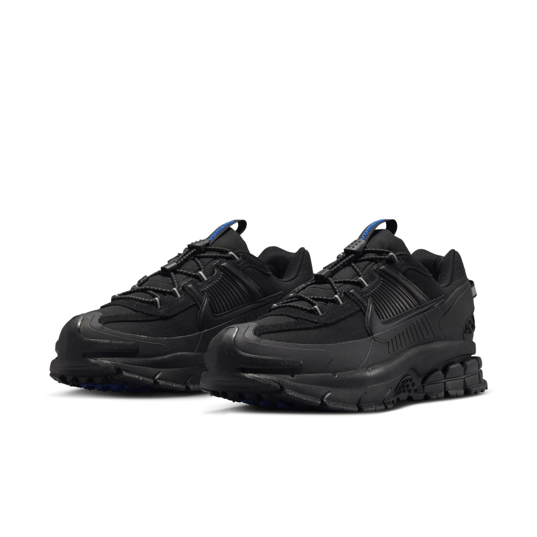 男鞋 NIKE ZOOM VOMERO ROAM 黑 增高 耐磨 異材質拼接 栓扣式鞋帶 休閒鞋【FV2295-002】