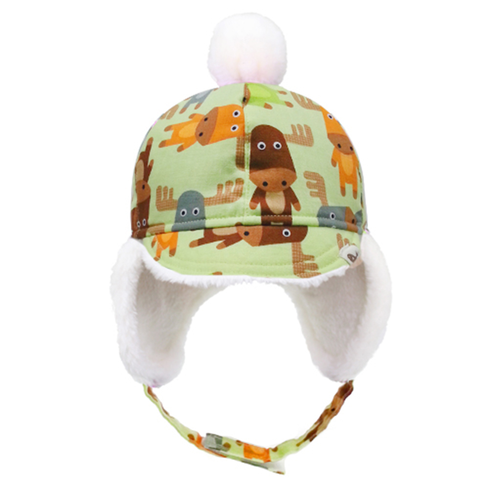 Kinderspel 韓國 保暖雪帽(L-2歲以上用)｜乖乖綠麋鹿