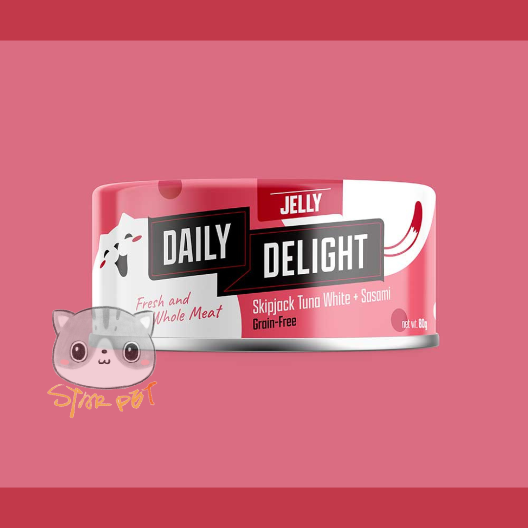 Daily Delight Jelly Sasami+Skipjack Tuna canned cat food 80g