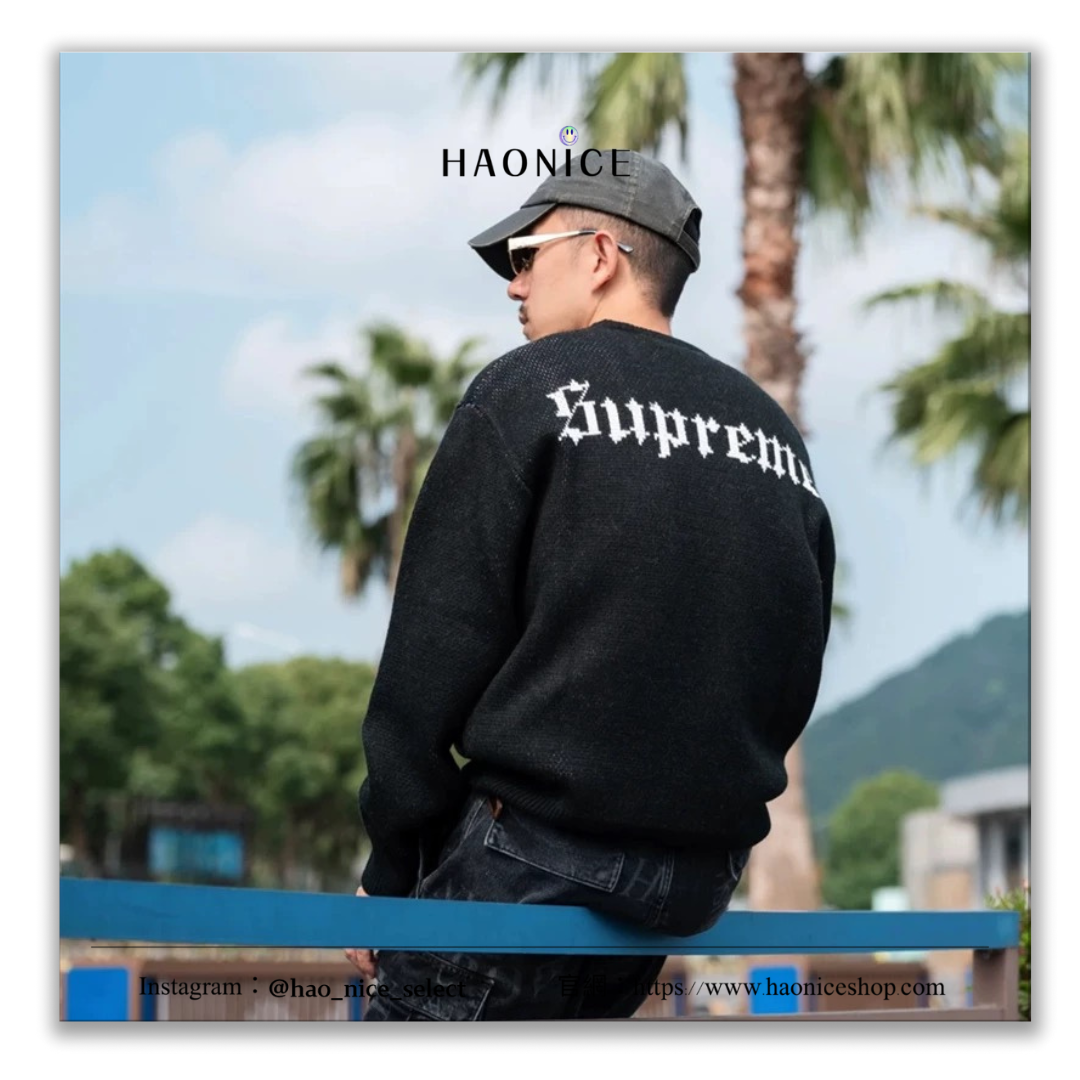 【HAO NICE 】美式🇺🇸潮流Supreme 24FW 秋冬新款 Snow White Sweater 白雪公主小矮人❤️ 長袖 針織毛衣