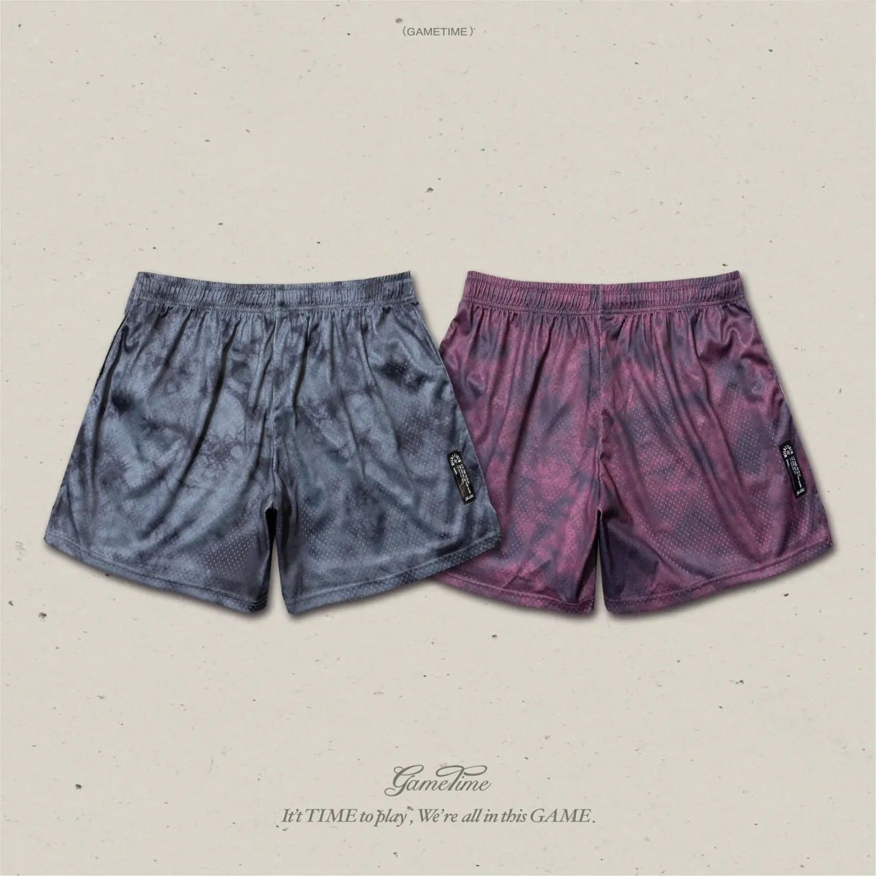 GameTime / 24FW Tie dye Jersey Shorts